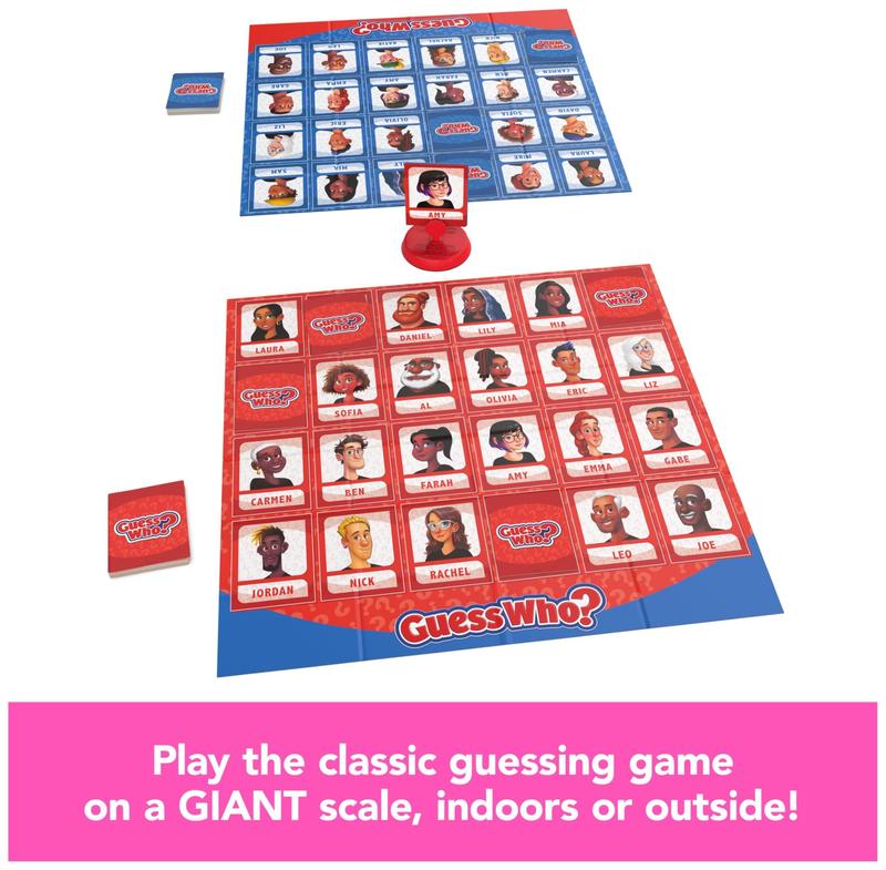 Jogo de tabuleiro Spin Master Games Guess Who Edição gigante 8+